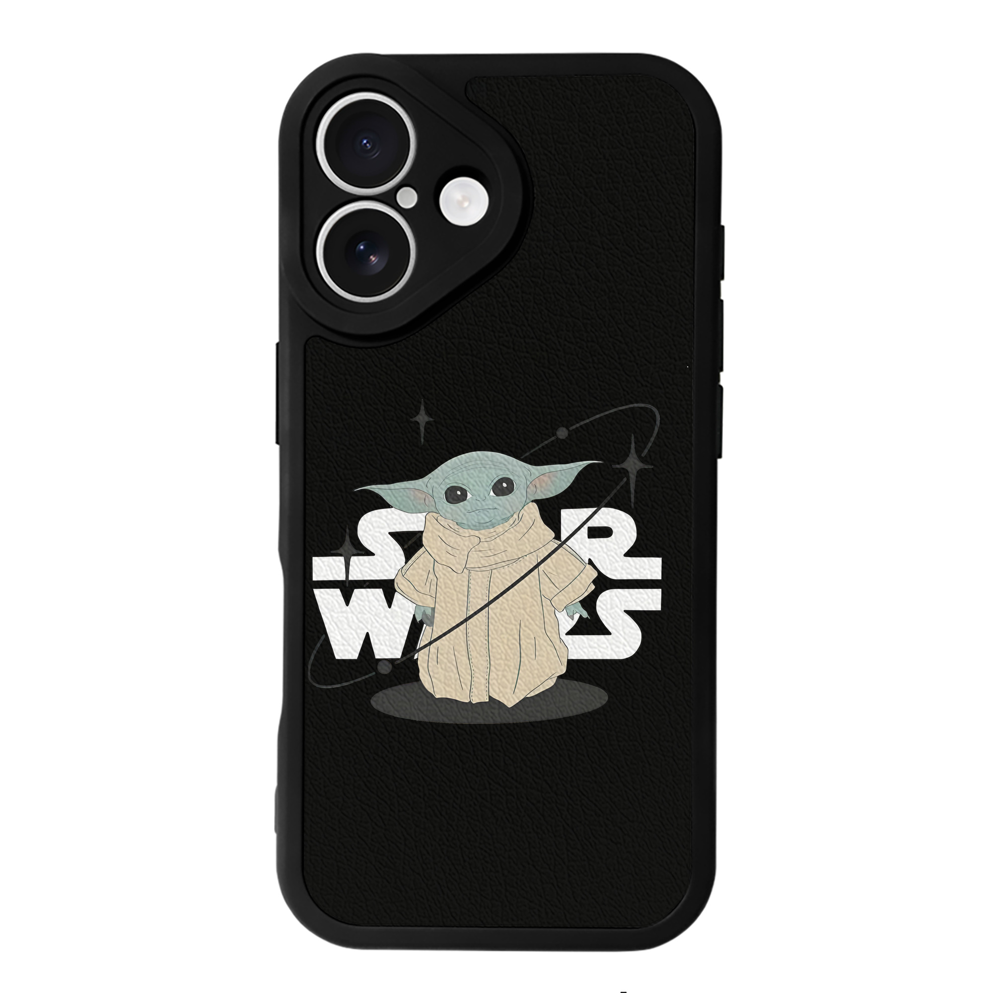 （画像用） スター・ウォーズ Star Wars 【iPhone 16シリーズ対応】シリコンスマホケース（レザー調） 材質：シリコン